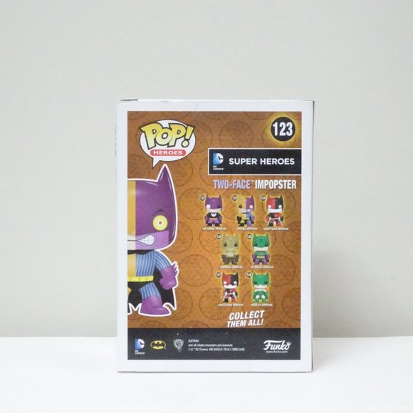 DC Super Heroes Two-Face Impopster Funko Pop! #123 - Picture 3 of 5